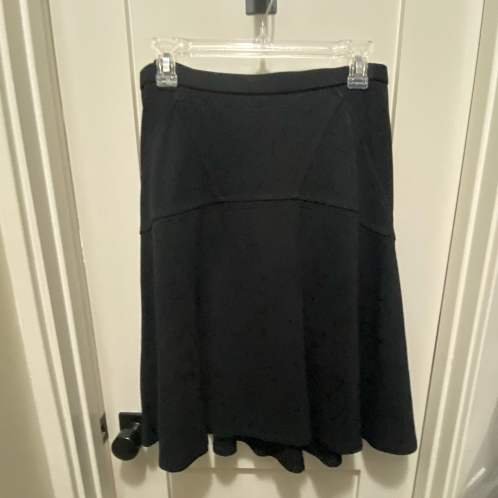 BCBGMaxAzria Black Midi Skirt